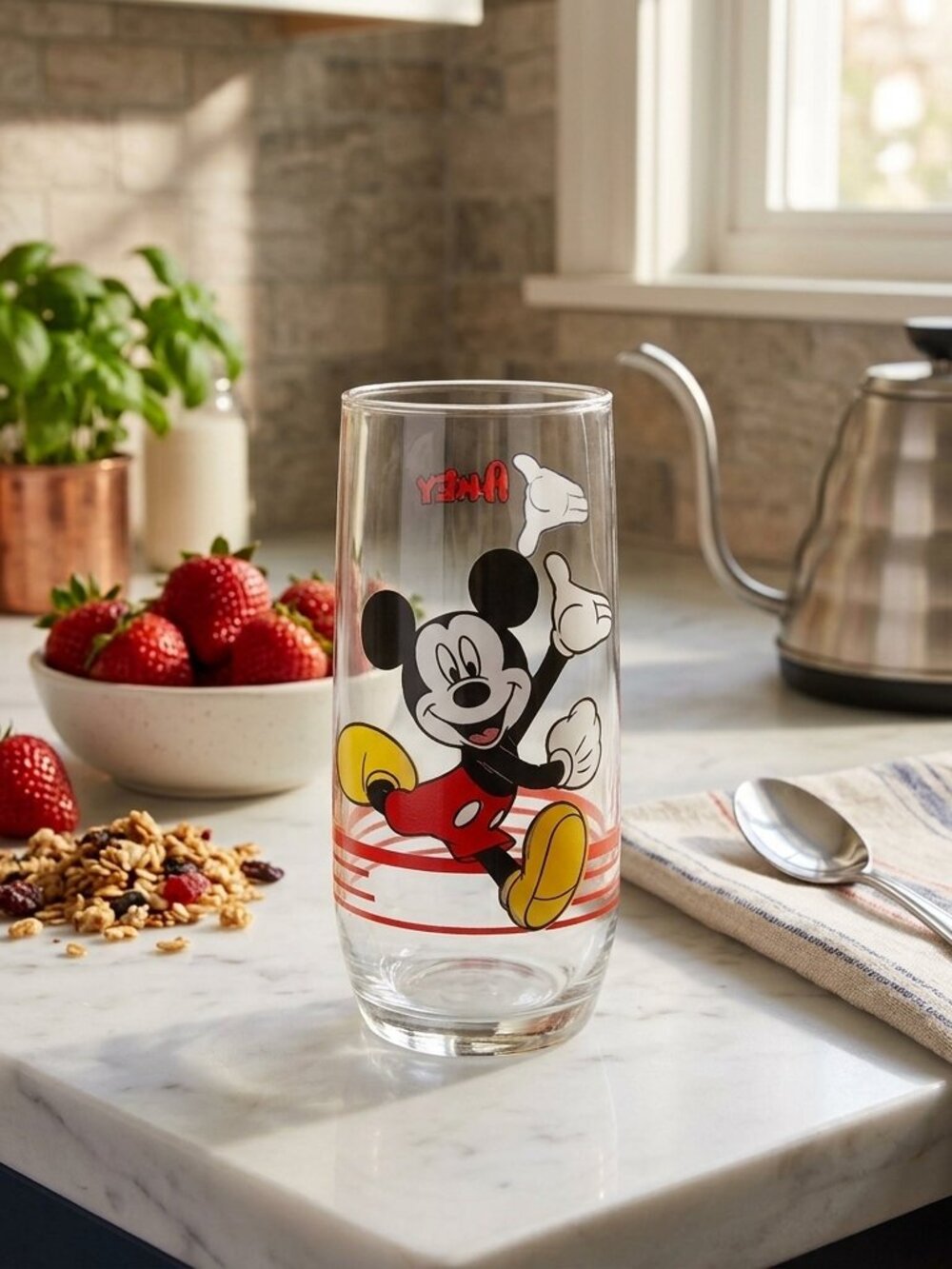 Disney Mickey Mouse Collectible Glass